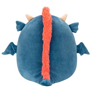 14-Inch Carin the Blue Dragon with Orange Mane