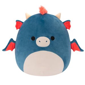 14-Inch Carin the Blue Dragon with Orange Mane