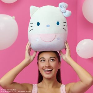 Hello Kitty and Friends 50th Anniversary Sparkle Gradient Hello Kitty 12-Inch Squishmallows